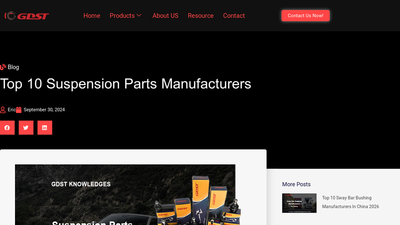 Suspension Parts Manufacturers car suspension parts