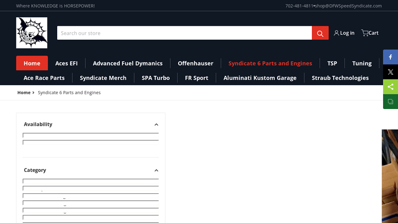 Syndicate 6 Parts and Engines ford 300 inline 6 performance parts