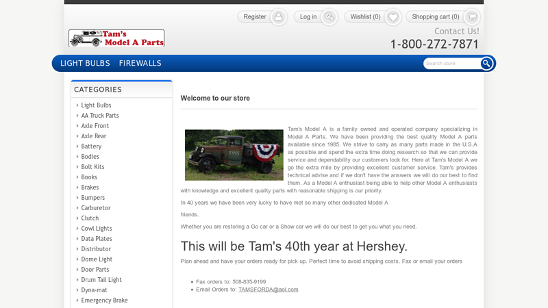 Tam's Model A Parts 1930 ford model a parts