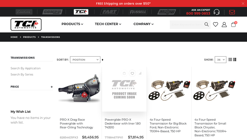 TCI Auto Transmissions auto parts transmission