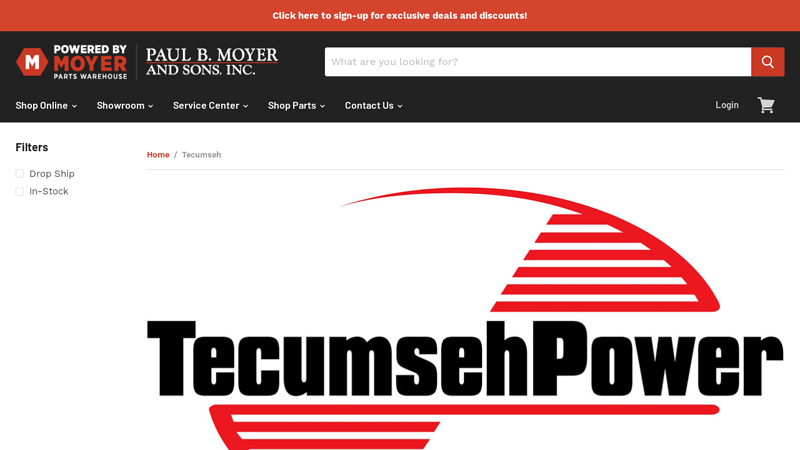 Tecumseh Genuine OEM Engine Parts tecumseh motor parts