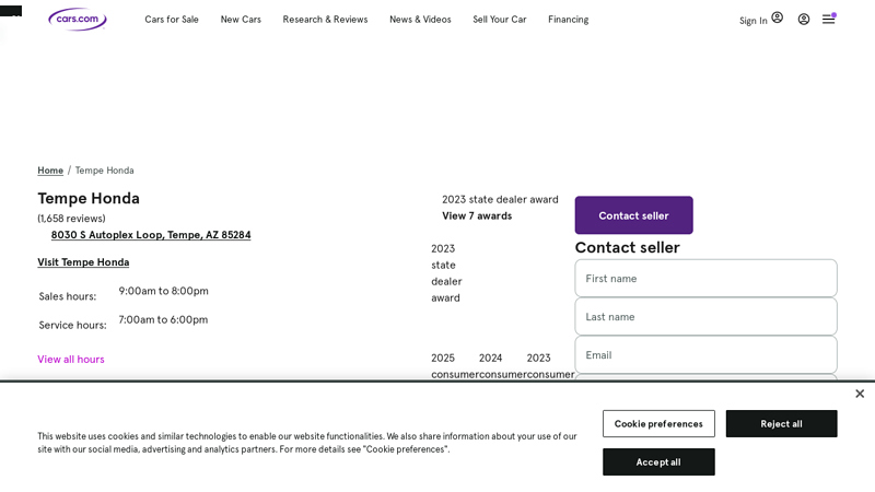 Tempe Honda tempe honda service and parts