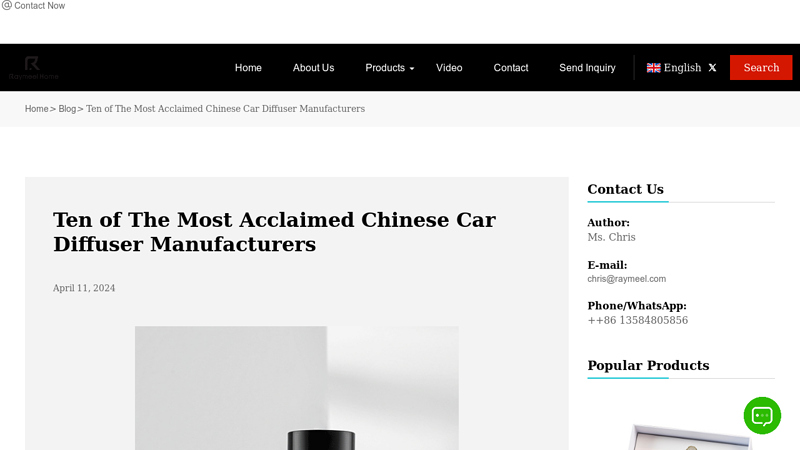 Ten of The Most Acclaimed Chinese Car Diffuser Manufacturers diffuser car part