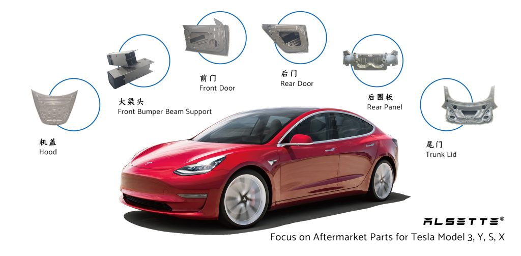 Tesla Auto Parts guide