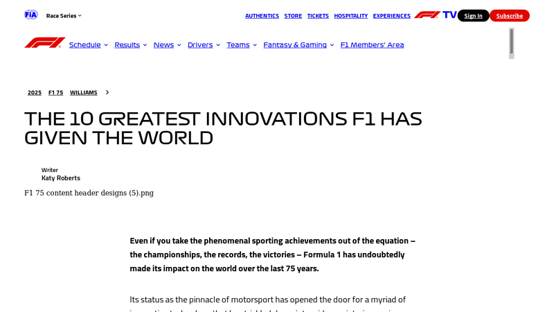 The 10 greatest innovations F1 has given the world formula 1 car parts