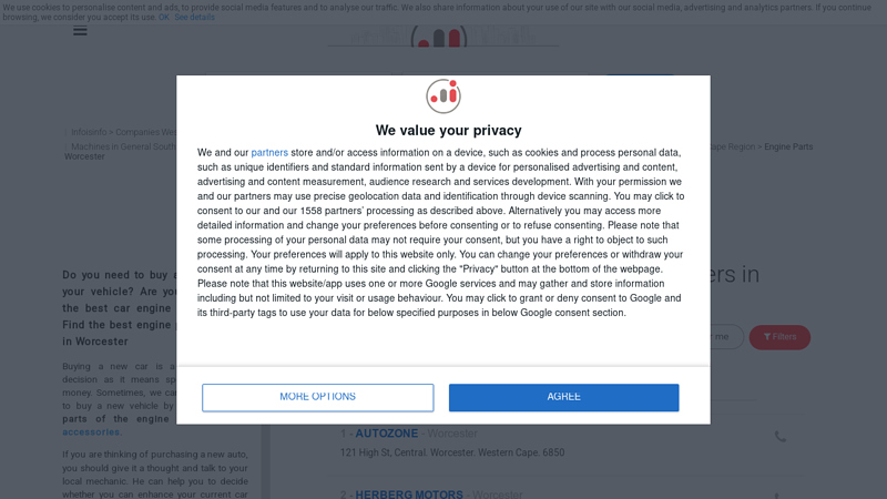 The 8 Engine Parts Manufacturers in Worcester car parts worcester