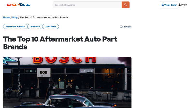 The  Aftermarket Auto Part Brands auto part.com