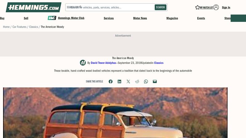 The American Woody woodys truck parts