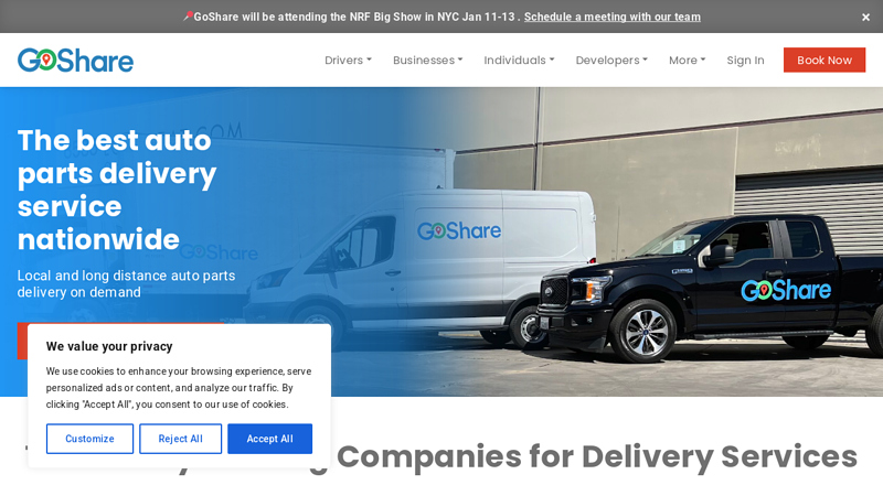 The auto parts delivery service nationwide auto parts delivery app