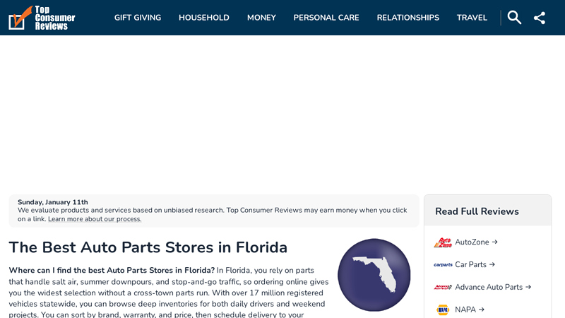 The  Auto Parts Stores in Florida for 2025 auto parts store florida