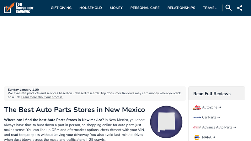 The  Auto Parts Stores in New Mexico for 2025 auto parts store albuquerque nm