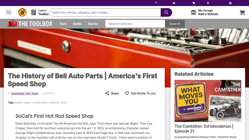 The History of Bell Auto Parts george's auto parts