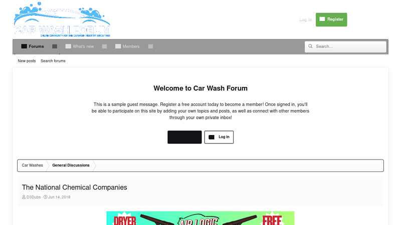The National Chemical Companies auto car wash parts