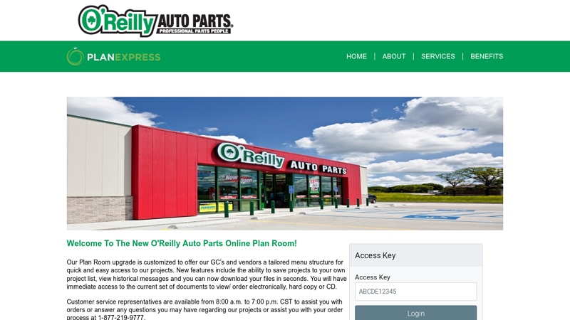 The New O'Reilly Auto Parts Online Plan Room! orileys auto parts knoxville tn