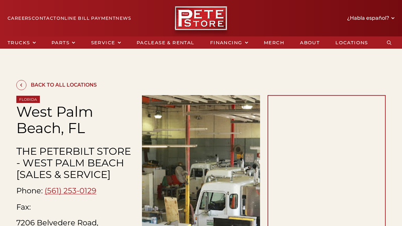 THE PETERBILT STORE car parts west palm beach