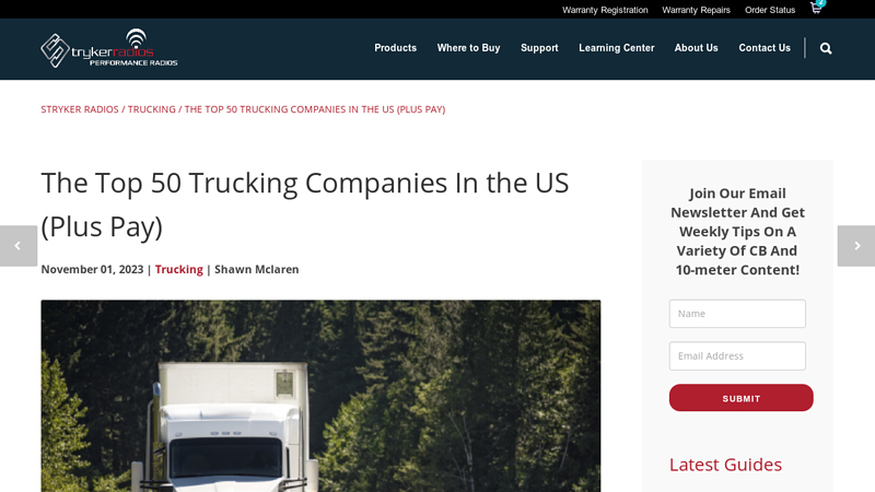 The Trucking Companies In the US (Plus Pay) us truck parts