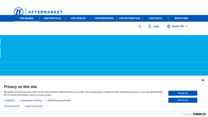 The ZF Aftermarket Brands Portfolio aftermarket model car parts