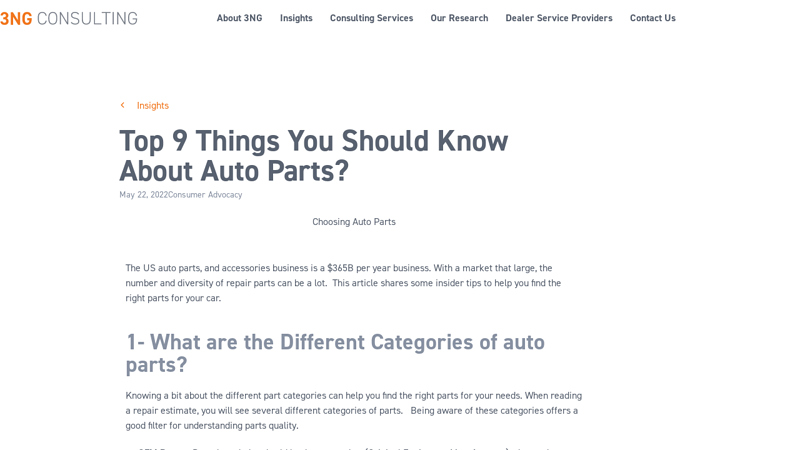 Things You Should Know About Auto Parts? napa auto parts - the rock parts company