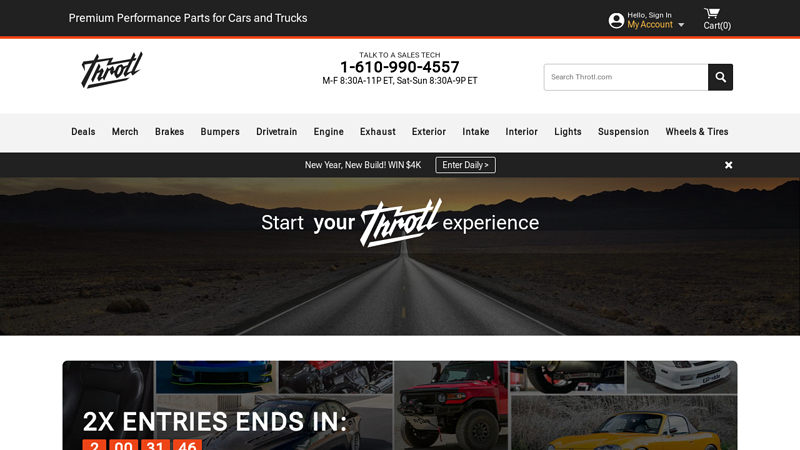 throtl r and s auto parts