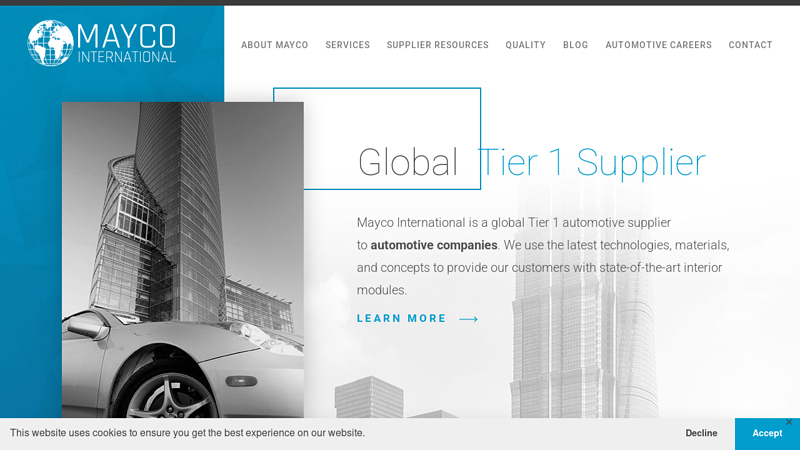 Tier 1 Automotive Supplier Manufacturers interior auto parts