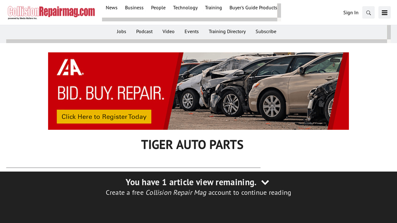 TIGER AUTO PARTS tiger auto parts