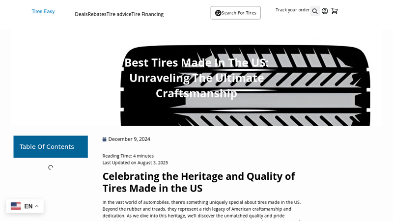 Tires Made in the US american truck parts & tires
