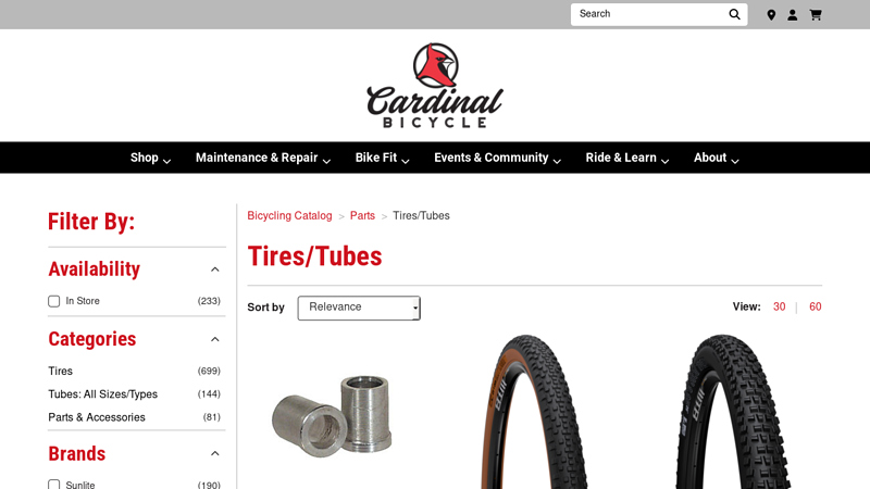Tires/Tubes cardinal auto parts