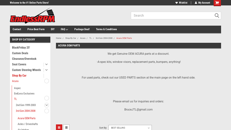 TL acura tl auto parts