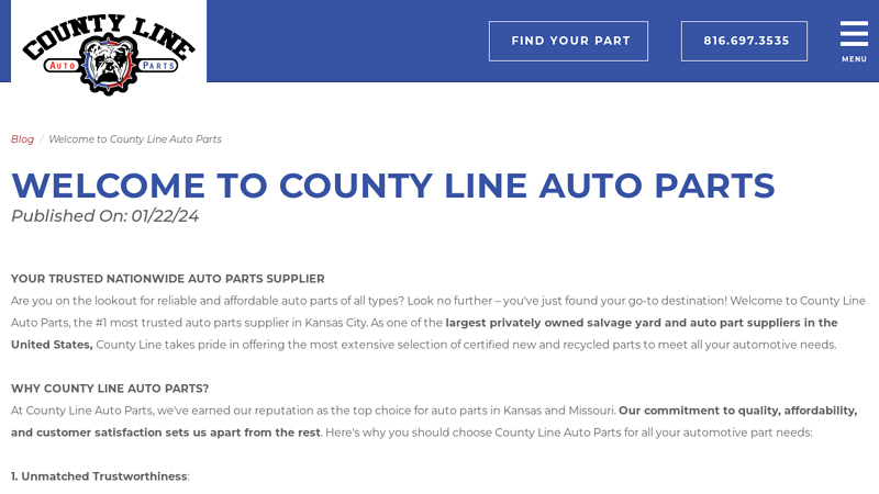 to County Line Auto Parts state line auto parts