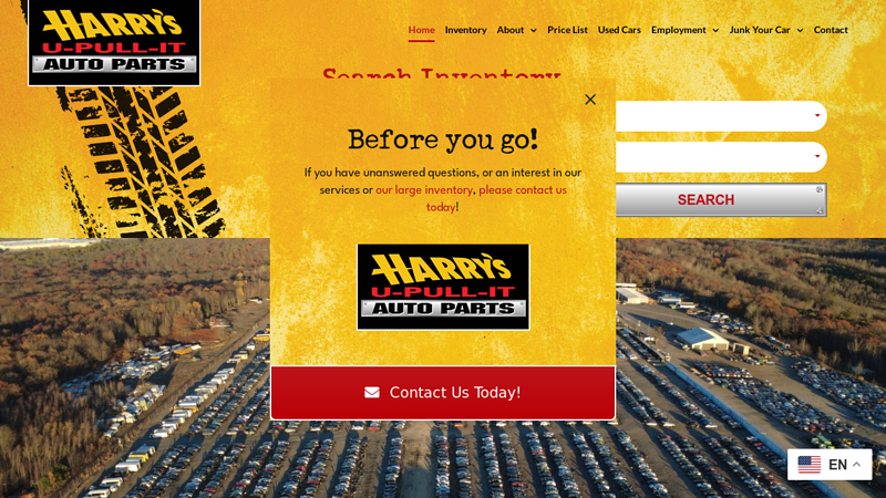 to Harry's U used auto parts pittsburgh