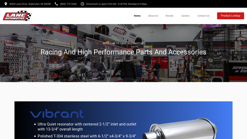 to Lane Automotive Auto Parts race car parts near me