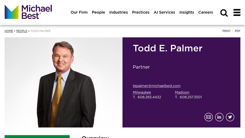 Todd Palmer calumet auto parts milwaukee wi