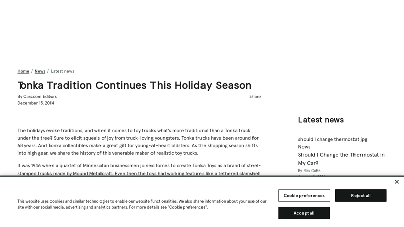 Tonka Tradition Continues This Holiday Season tonka truck parts