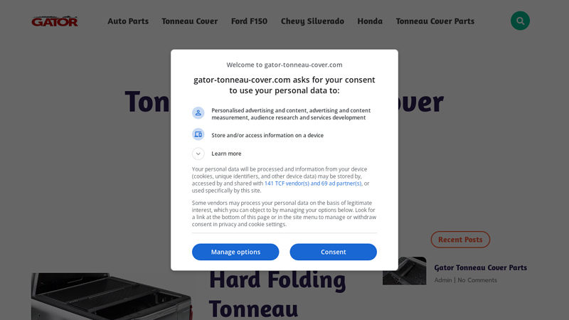 Tonneau Hard Bed Cover gator truck bed cover parts