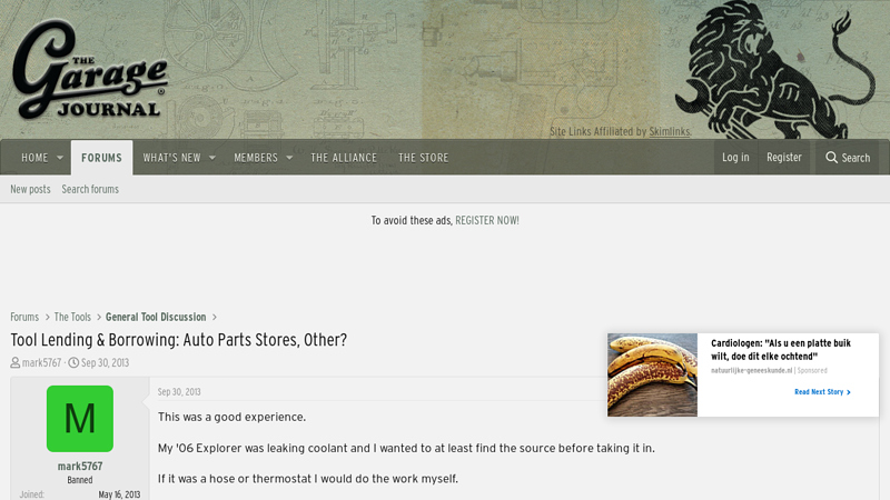 Tool Lending & Borrowing o'reilly auto parts buy now pay later