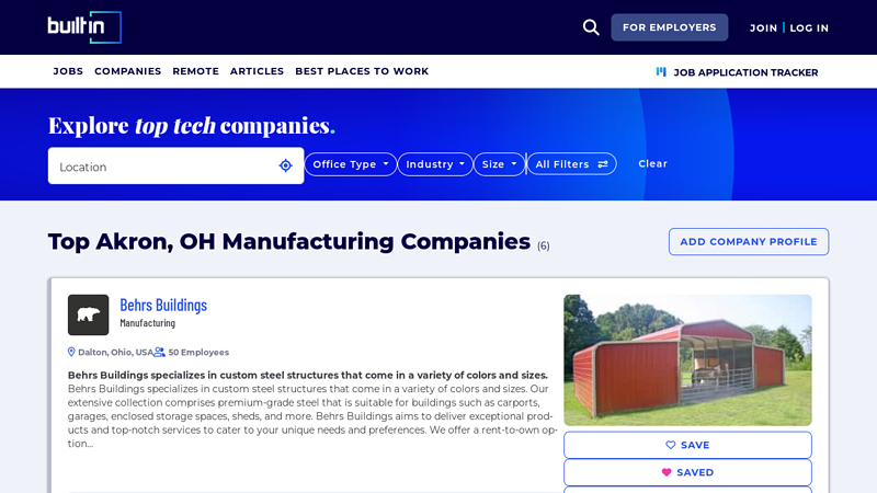 Top Akron, OH Manufacturing Companies 2026 car parts akron ohio