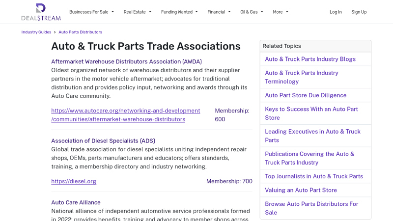 Top Auto Parts Distributor Associations auto parts wholesalers near me