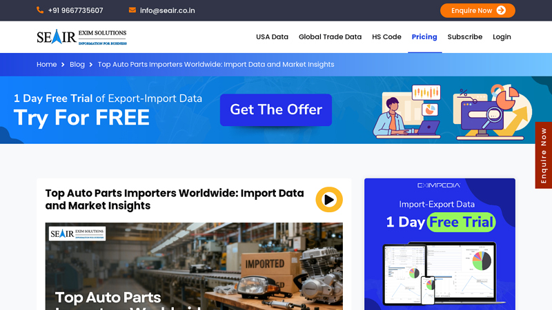 Top Auto Parts Importers Worldwide foreign auto parts