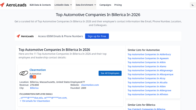 Top Automotive Companies In Billerica In 2025 billerica auto parts