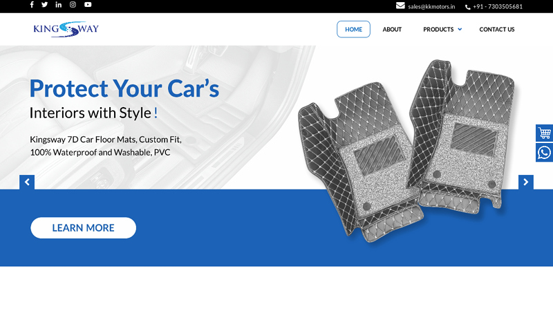 Top Car Accessories Manufacturers & Exporters in India kingsway auto parts