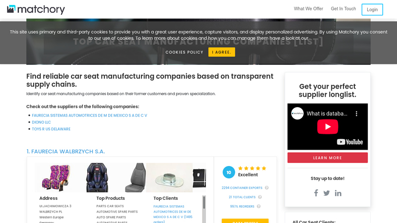 Top Car Seat Manufacturing Companies [List] cosco infant car seat replacement parts