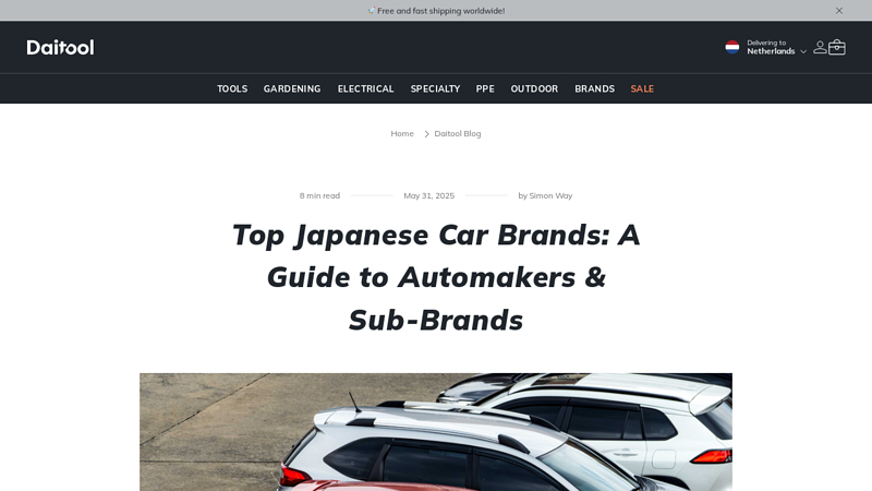 Top Japanese Car Brands: A Guide to Automakers & Sub jdm car parts