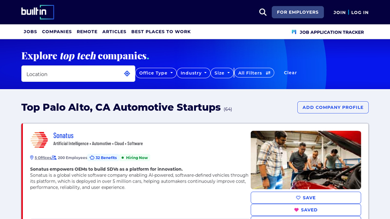 Top Palo Alto, CA Automotive Startups 2026 carfit auto parts