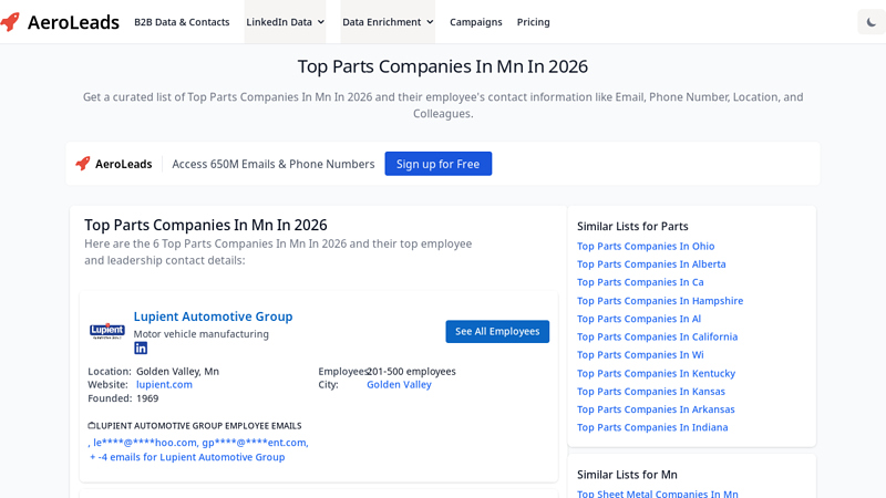 Top Parts Companies In Mn In 2025 boyer truck parts minneapolis