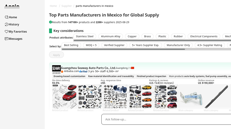 Top Parts Manufacturers in Mexico for Global Supply mexico auto parts