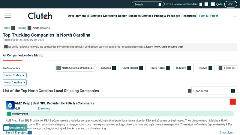 Top Trucking Companies in North Carolina carolina truck parts
