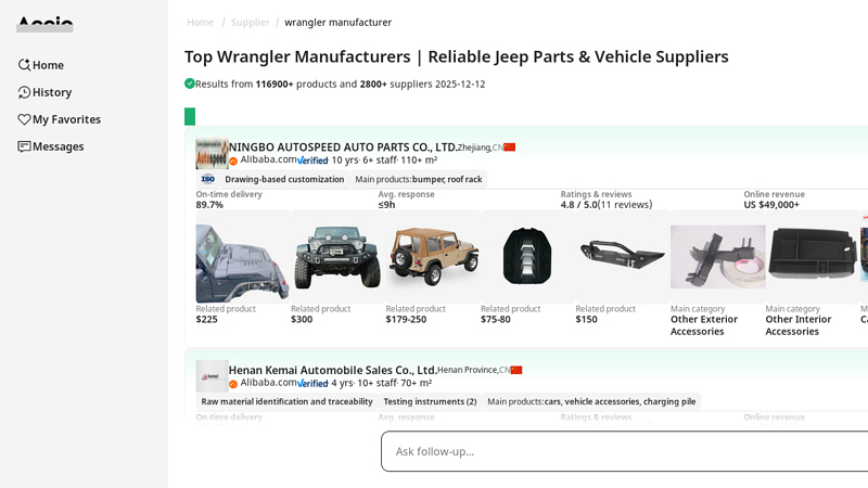 Top Wrangler Manufacturers jeep wrangler car parts