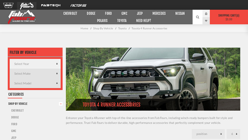 Toyota 4 Runner Accessories toyota 4runner aftermarket parts