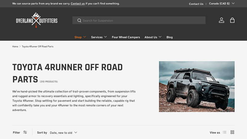 Toyota 4Runner Off Road Parts toyota 4runner custom parts