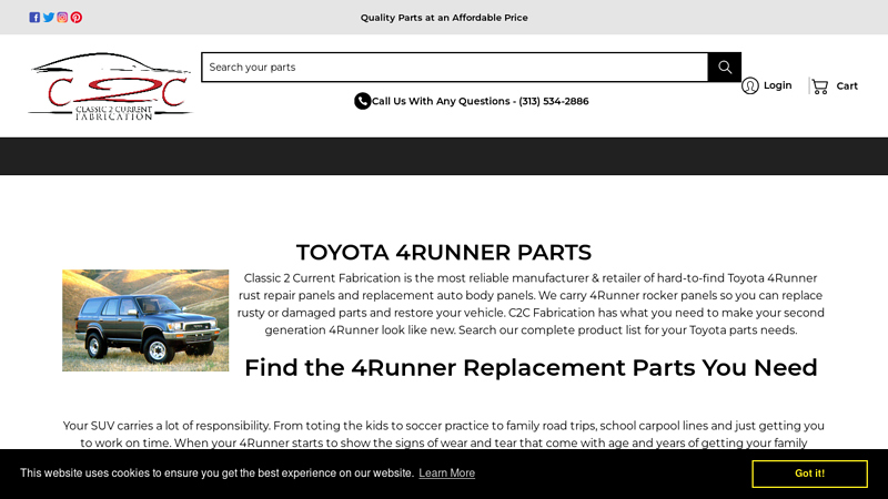 Toyota 4Runner Parts toyota 4runner custom parts